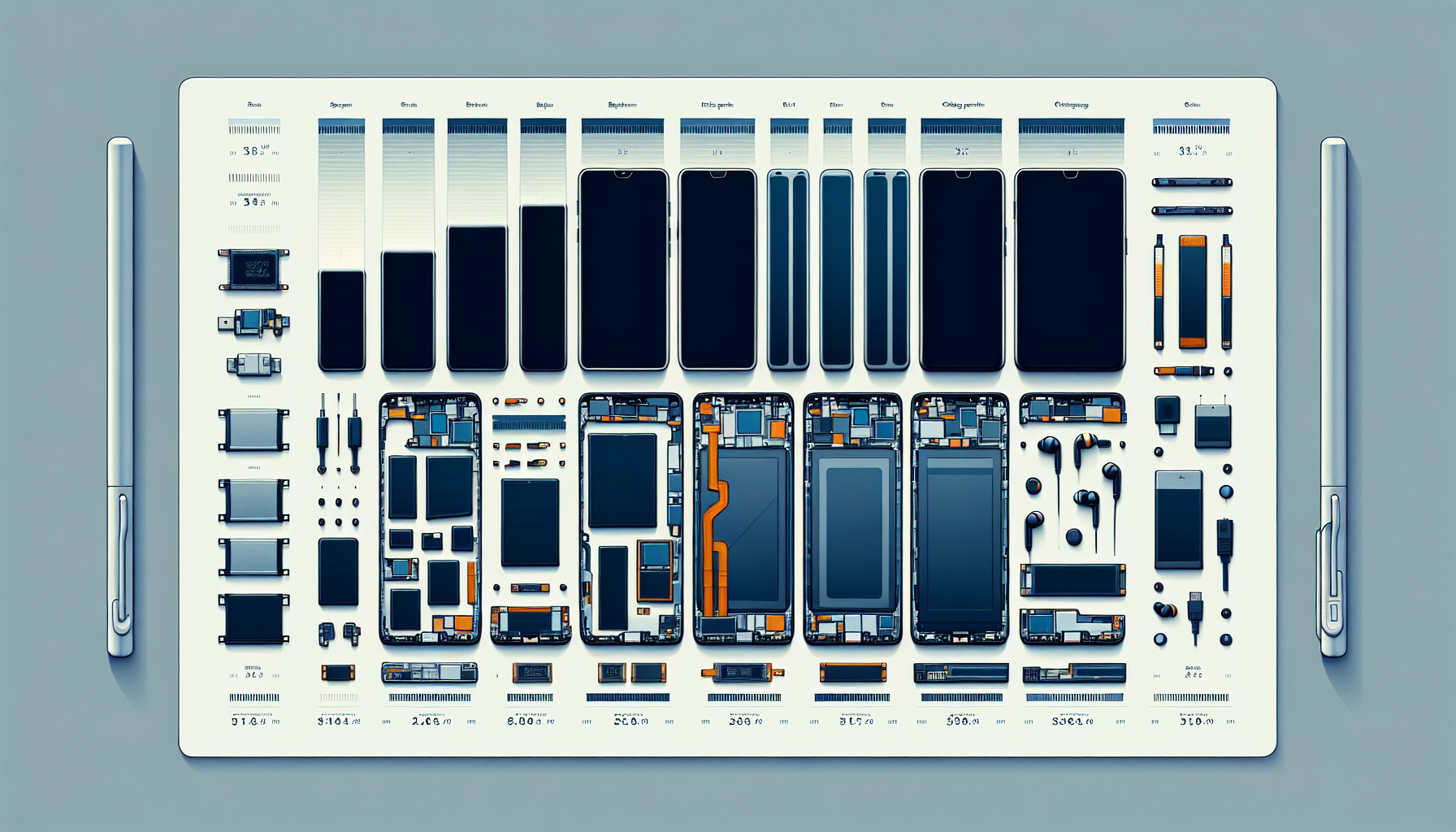 İphone yedek parçaları ve fiyatları hakkında grafik