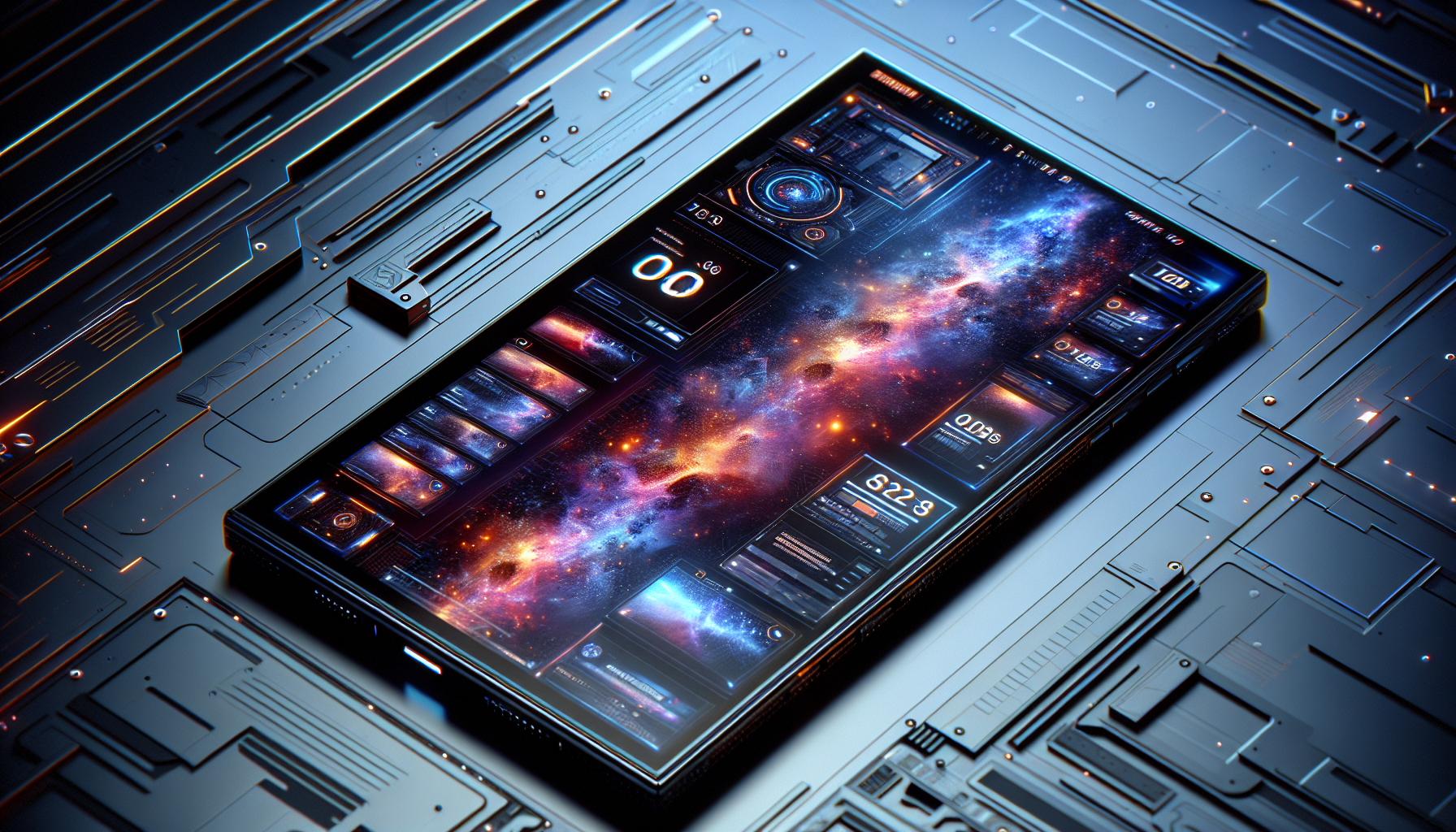 iphone 17 pro max ekran ve pil ile açıklayıcı bir görsel