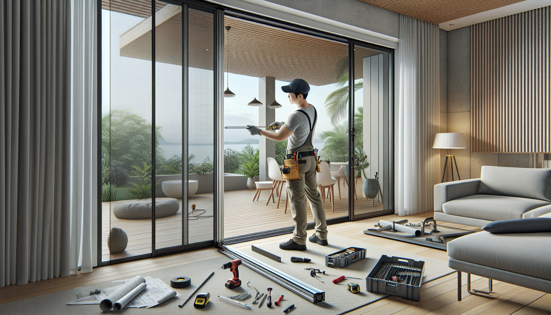 Soğuk havada sineklik montajı hakkında detaylı görsel